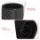 5Pcs Sturdy Metal Bass Guitar Knobs Black for Accurate Tone Control 3