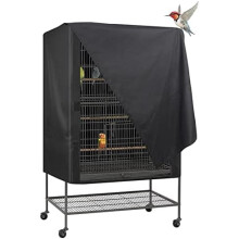 Housse de cage pour petits animaux, housse foncée pour cage à oiseaux, pour plus d'intimité et de confort, petite taille, noire