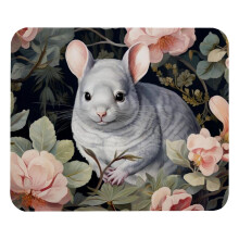 Antislip muismat van rubber voor gaming en kantoor (chinchilla)