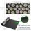 Μεγάλο μαύρο gaming mouse pad 35,4x15,7", αντιολισθητική βάση από καουτσούκ, αδιάβροχο, 6