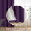 Cortinas térmicas blackout roxas com ilhós, 2 painéis, 52 x 96 polegadas 7