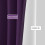 Cortinas térmicas blackout roxas com ilhós, 2 painéis, 52 x 96 polegadas 8