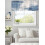 Blue Abstract Gradient Valance 54x18in Rod Pocket 4