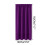 Cortinas opacas moradas de poliéster de 72 x 38 pulgadas 2