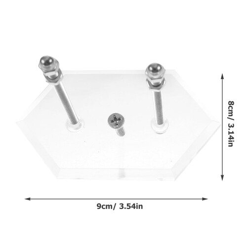 Support mural acrylique pour skateboard – Lot de 2 1