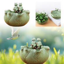 Handmade Ceramic Bird Bath for Ground, Garden, Tabletop & Balcony – Compatible with Outdoor Use