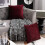 Housses de coussin bordeaux 45 x 45 cm – Lot de 2 4