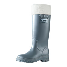 Rain Boots Women Waterproof Non- Casual Shoes Long Rain Boots Wide Calf For Gardening Outdoor Work And Everyday Wear Rain Boots Grey