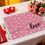 Valentijnsdag placemats van polyester, 45x30 cm 1