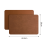 Set van 4 rechthoekige placemats van imitatieleer 3