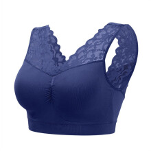 Sutien tip bralette cu bretele și decolteu în V, cu burete, fără fereastră, mărimea M-3XL