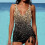 Γυναικείο Μαγιό Tankini Ολόσωμο Μαγιό Tankini Ολόσωμο Μαγιό Tankini με Ελέγχουσα την 3