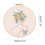 Stick-Starterset mit vorgedrucktem Blumenmuster 4