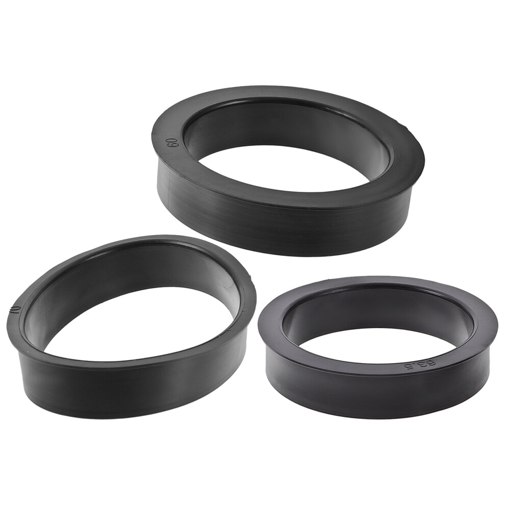 3Pcs Air Filter Adapter Rings Car Air Filter Core Replacement Rings Air Filter Rubber Rings 9149926094005