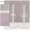 Supporti per bambole FRCOLOR – Set da 12 pezzi in plastica bianca 2