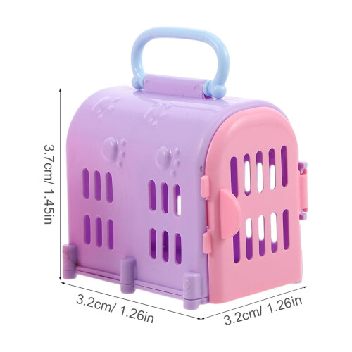 Dockhus Djurbur Set – 4 delar, Plast, 7x6,5x5cm 1