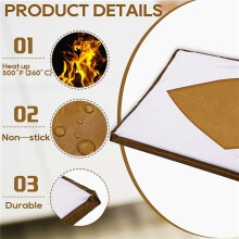 4Pcs Wrap Cover for Heat Press Platen,16X20Inch Heat Resistant Reusable Sheets Pad for Sublimation Heat Pressing Machine