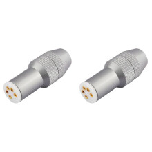 2X Tonarmköpfe für Vinyl-LP-Plattenspieler in Fieberqualität, 5-Poliger 5-Poliger Stecker, Tonarmsitzköpfe, Signalleitungsstift, Tonarm A
