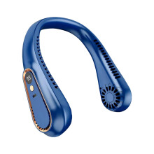 Neck Fan Bladeless Hands 4000mAh Rechargeable 5Speed Wearable Cooling for Outdoor Sports