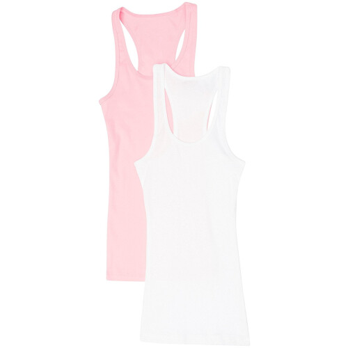 Γυναικεία & Plus μπλουζάκια γυμναστικής Cami Racerback με ριμπ ύφανση από βαμβάκι