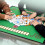 Mahjong Mat Thicken Mute3D Effect Ισχυρή απορρόφηση νερού Εξαιρετικό κέντημα Αντιολισθητικό 3