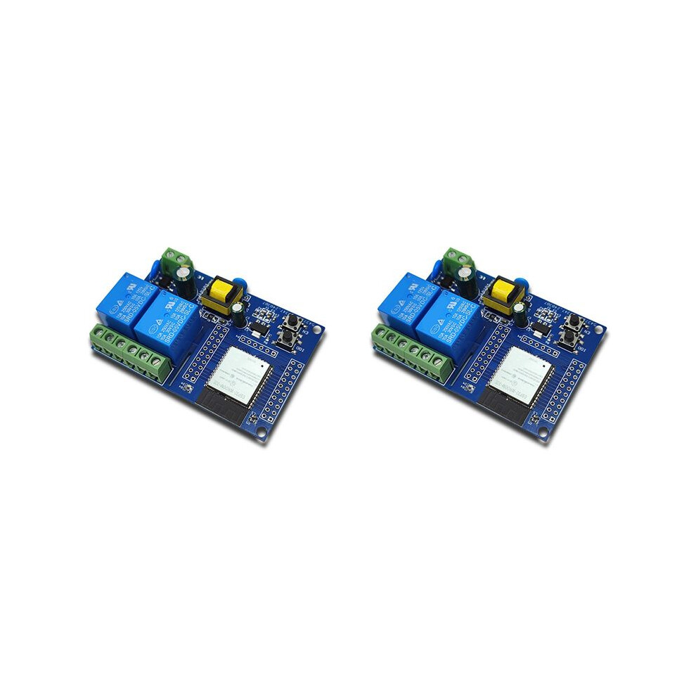 2X Esp32 Relay Module Dual Channel Wifi Relay Module Esp32-Wroom Secondary Development Board For 6033075476306