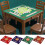 Mahjong Mat Thicken Mute3D Effect Ισχυρή απορρόφηση νερού Εξαιρετικό κέντημα Αντιολισθητικό 2