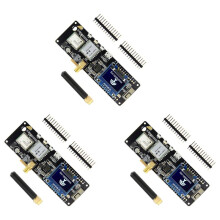 3X Placa de Desarrollo para TTGO Meshtastic T- V1.2 ESP32 LoRa con Pantalla OLED de 433 Mhz para LILYGO