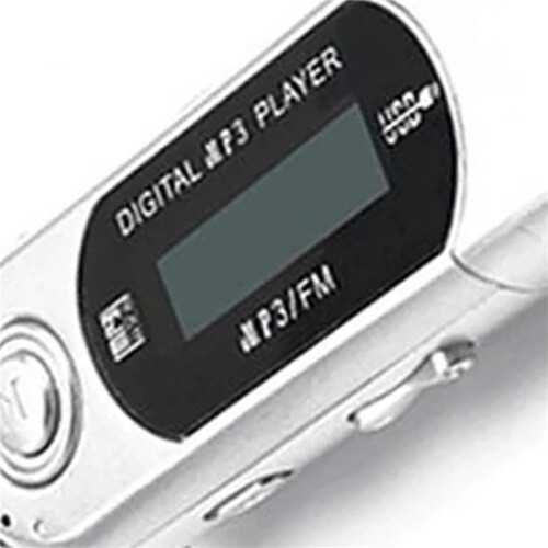 2X  MP3 Player USB 2.0 Small Flash Drive Multilanguage LCD Music Player with 3.5mm Audio Jack Automatic Shutdown(A) 1