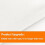 Elfenbensfarget enkeltseng i pose – polyesterdyne og laken 3