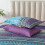 Σετ παπλωμάτων Queen-Size Boho 8 τεμαχίων – Πάπλωμα & Σεντόνια με Λουλούδια Aqua Paisley, 4