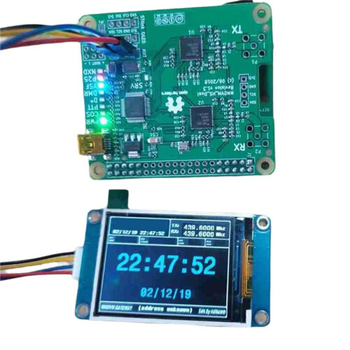 2X Tela TFT de 2,2 Polegadas Hotspot  Input Display para Jumbospot MMDVM Hotspot Board Kit UHF VHF para Raspberry Pi Zero W 2