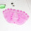 PVC badrumsmatta med sugkoppar rosa 6