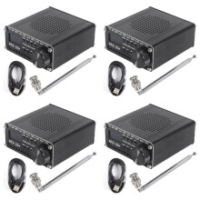 4X Si4732 ATS-20+ ATS20 Draagbare Kortegolf Radio-Ontvanger DSP SDR-Ontvanger FM AM (MW SW) en SSB (LSB USB) met Antenne