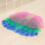 PVC badrumsmatta med sugkoppar rosa 3