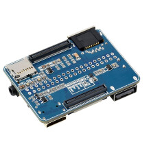 3X Placa Portadora Ethernet CM4 de 5 V para Módulo de Cómputo para Raspberry Pi RPI RasPi 4 Lite EMMC IO USB Placa de Expansión