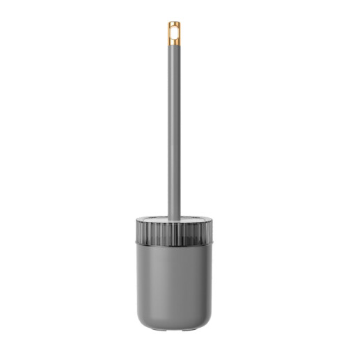 Brosse WC avec support – Design compact et moderne, grise