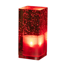 Lámpara de mesa de bar PRETXORVE, lámpara de cristal LED recargable para restaurante, KTV, lámpara de mesita de noche, pequeña luz nocturna
