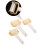 OUNONA räfflad bakhjulsform beige 3