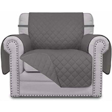 Housse de canapé réversible et imperméable – Grise, 166 cm