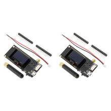 2X LoRa32 V2.1-1.6 Version 433Mhz ESP-32 SMA CH9102F LoRa OLED 0,96 Pouces Carte Module WIFI