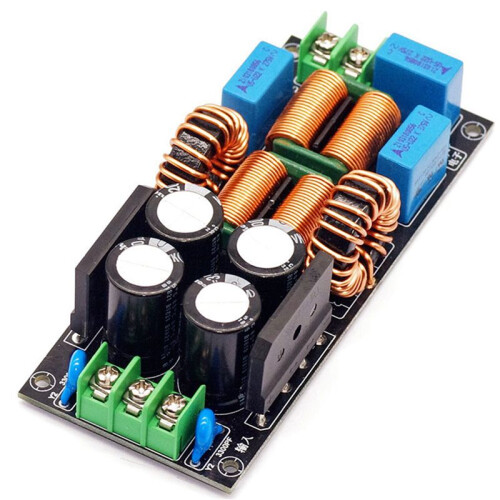 3X AC EMI Filter Audio Power Amplifier EMC EMI Electromagnetic Interference Purify Power  Differential Mode Common,20A 2