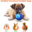 Pelota de juguete interactiva para perros – Rueda automática LED USB 5