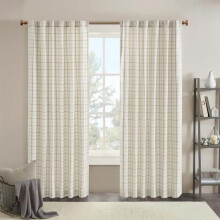 Anaheim Cabin Plaid Thermal Curtain Fleece-Lined Darkening
