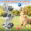 Pelota de juguete interactiva para perros – Rueda automática LED USB 4