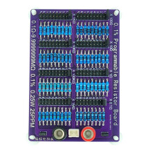 2X 0,1Ω-9,9999999MΩ 0,1% 0,25W 25PPM Programmeerbare Weerstandsbord Weerstandstolerantie 0,1% Hoge Precisie 8-Segment