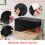 TXEsign Record Player Dust Cover for Victrola Nostalgic Record Players, Turntable Protective Dust Case with Drawstring Strap 7
