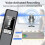 Digital Voice Recorder Support 128G  Card Portable MP3 Player Recorder with 512Kbps Denoise Recording Work Interview 8