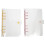 Clear A6 6-ring binder cover notebook 6