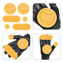 6Pcs Polypropylene Skateboard Gloves Slider for Men Women Outdoor Sport Accessories 10.8x3.8x1.2in